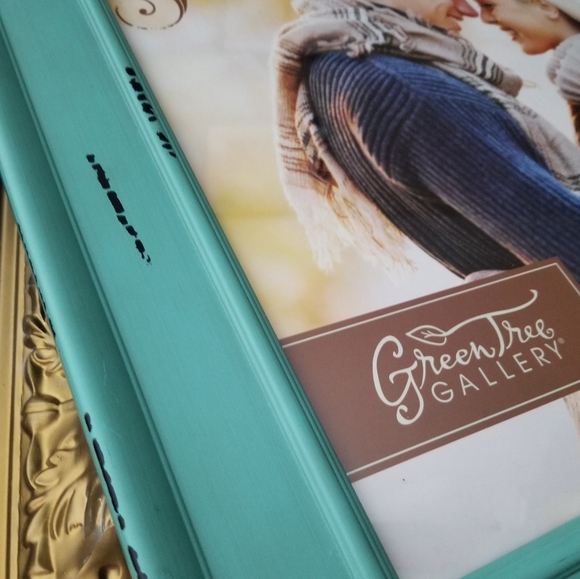 ❗Large Tiffany Blue Rustic Wall Picture Frame❗ - Picture 2 of 5